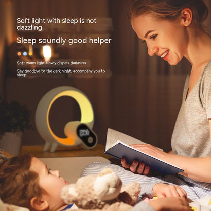 Q Light Analog Sunrise Digital Display Alarm Clock