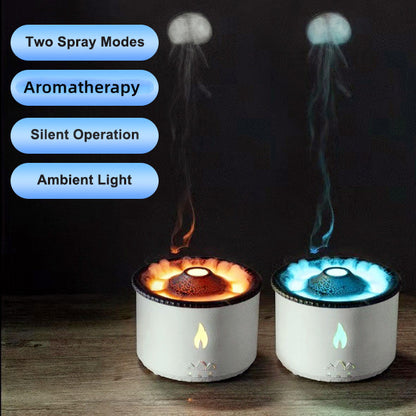 Ultrasonic Essential Oil Humidifier Volcano Aromatherapy